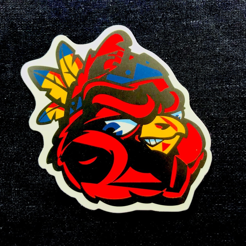 Red Bird Single Decor Accent Waterproof Sticker